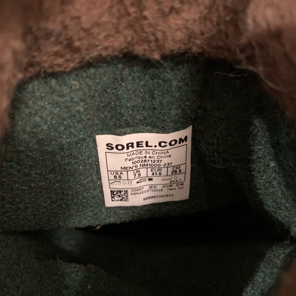 SOLD Sorel caribou boot men’s 8.5 - Picture 6 of 6